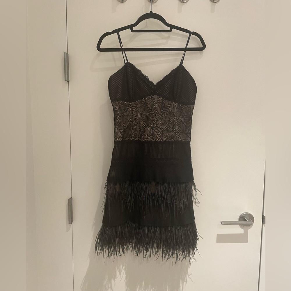 BCBG Maxazria black cocktail dress
